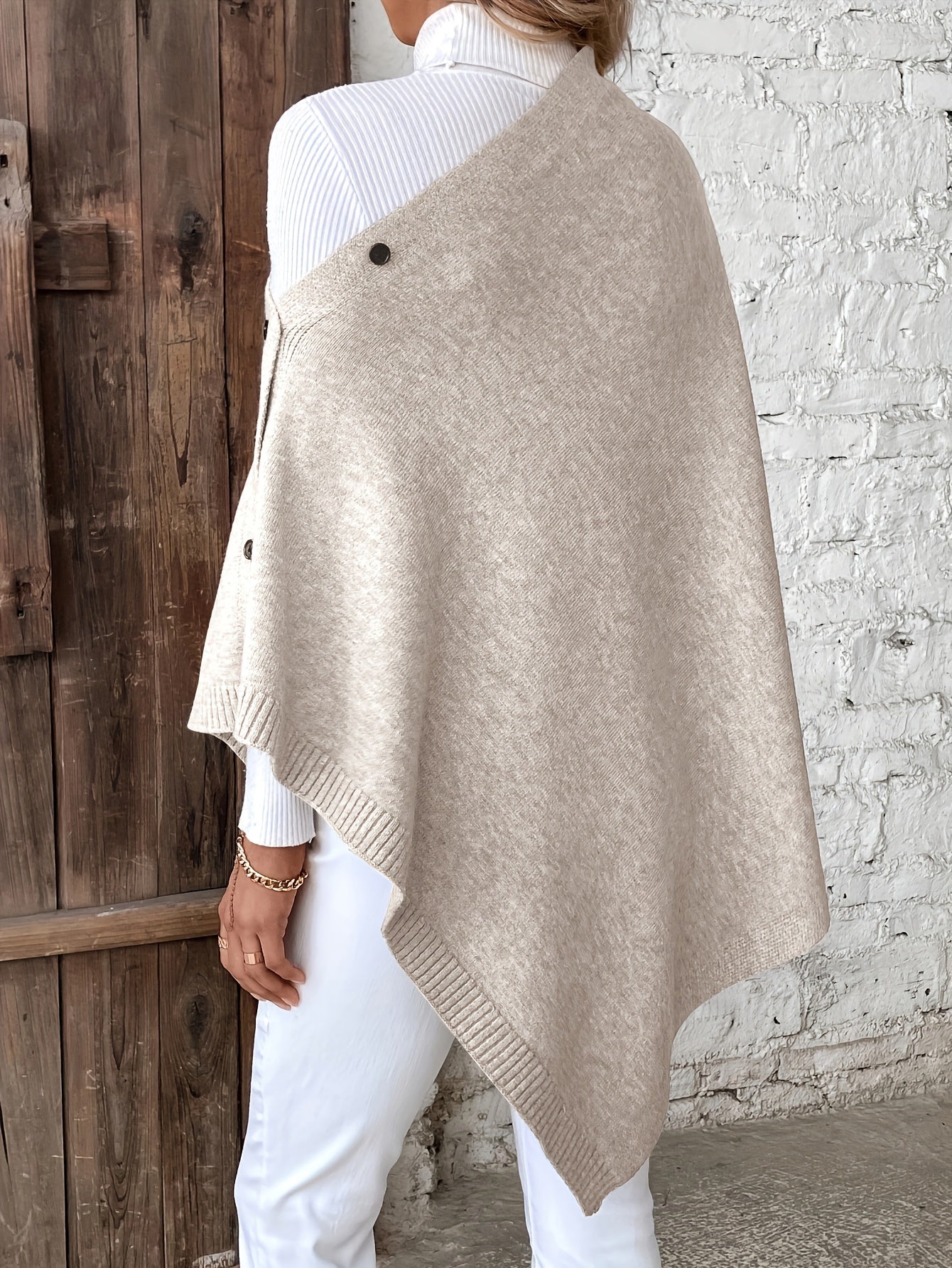 Marcelline - Poncho Écharpe de Luxe