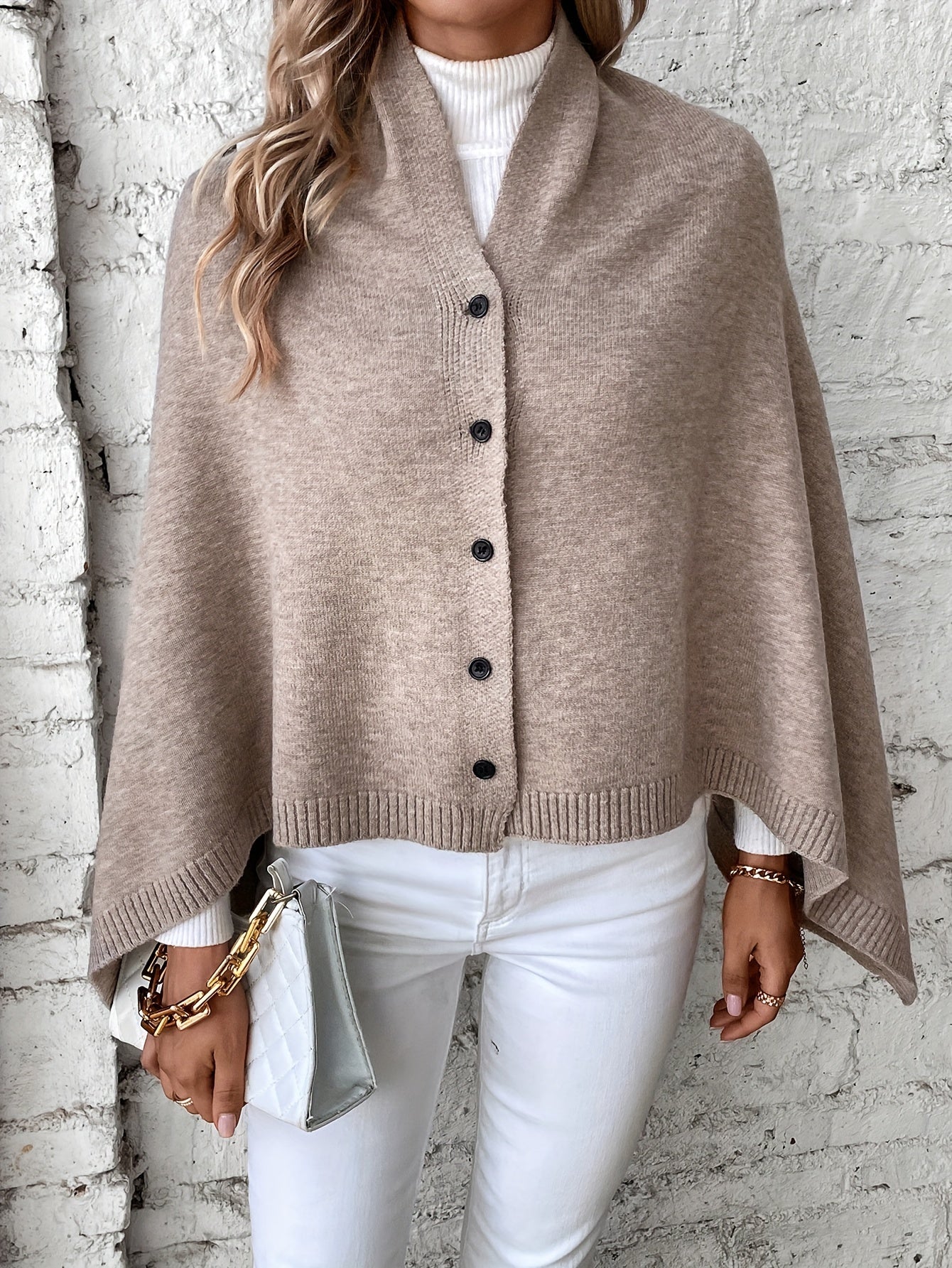 Marcelline - Poncho Écharpe de Luxe