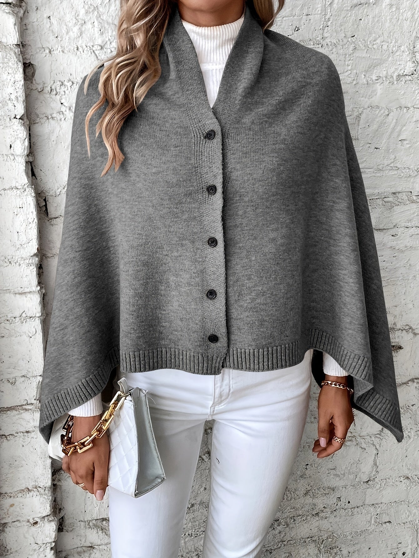 Marcelline - Poncho Écharpe de Luxe