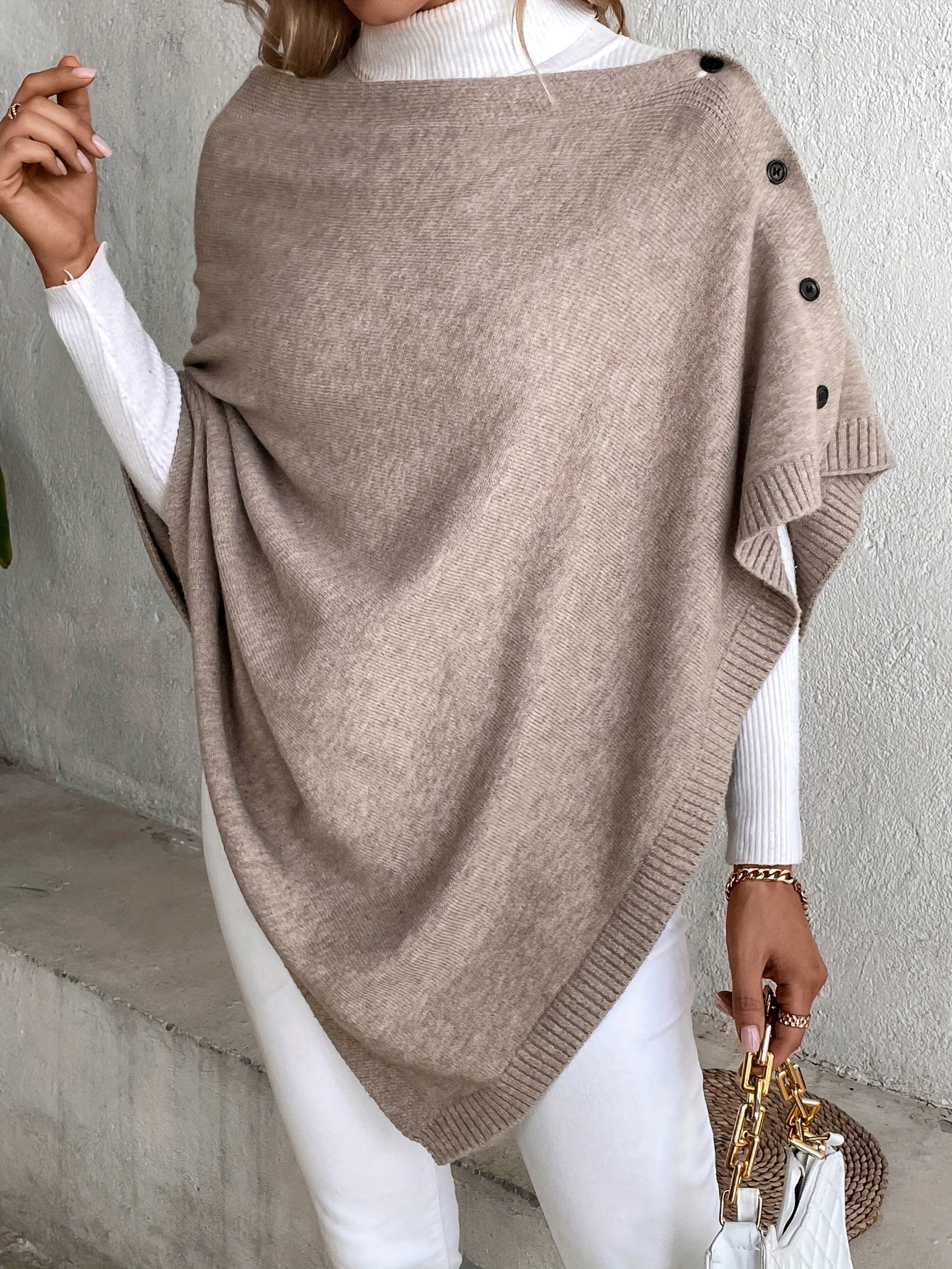 Marcelline - Poncho Écharpe de Luxe