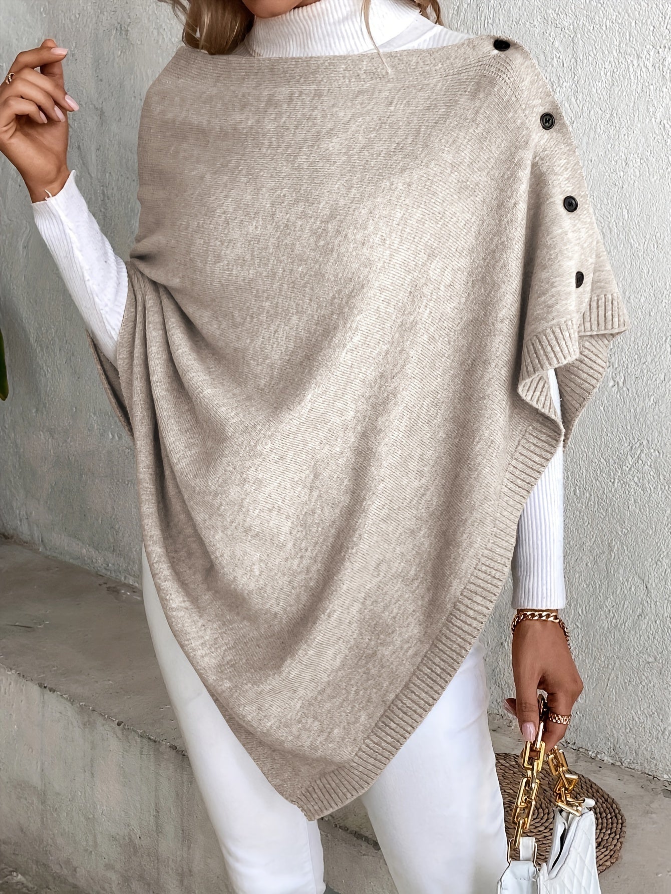 Marcelline - Poncho Écharpe de Luxe