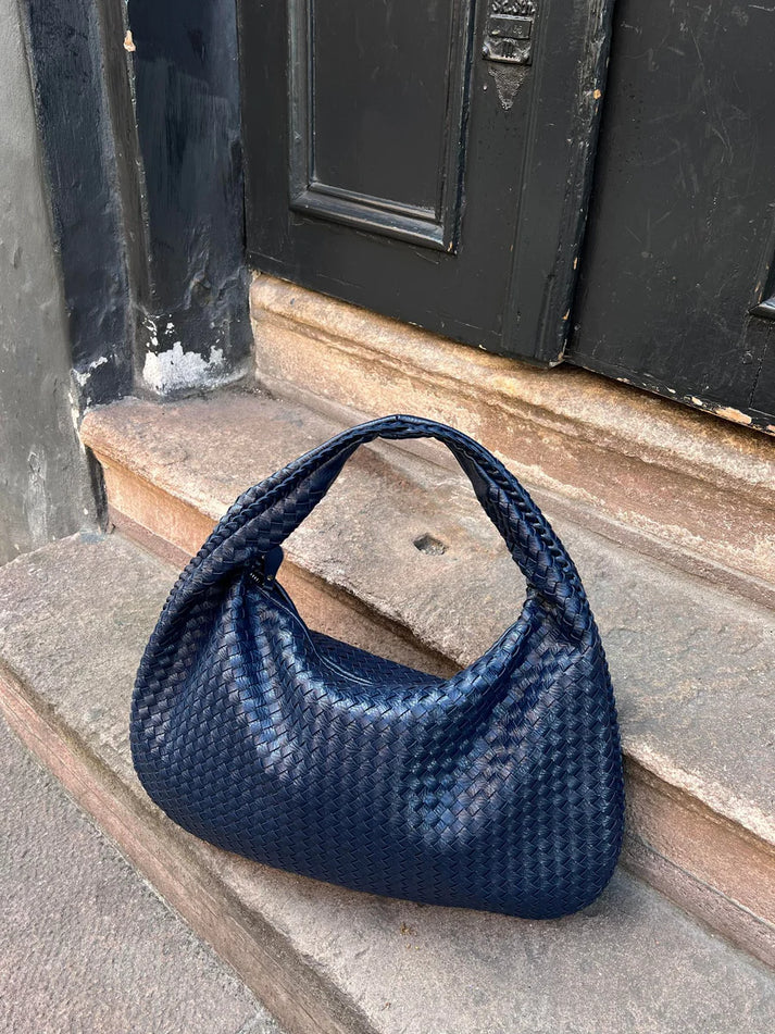 Sendra - Sac hobo en cuir tressé