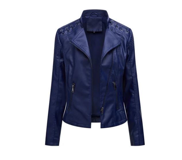 Aude - Veste en cuir de mouton lavé