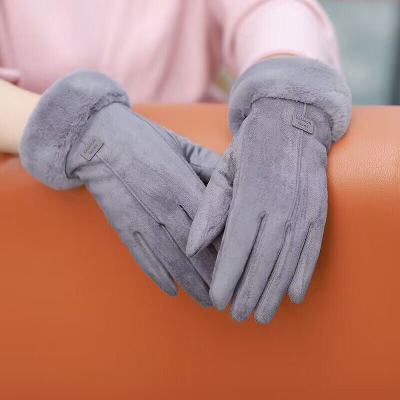 Églantie - Gants en Peluche Chaleureux