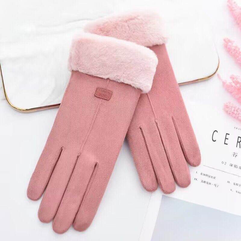 Églantie - Gants en Peluche Chaleureux