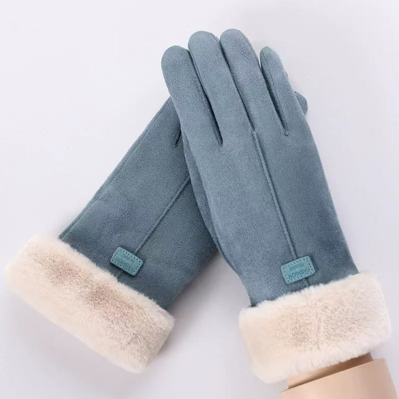 Églantie - Gants en Peluche Chaleureux