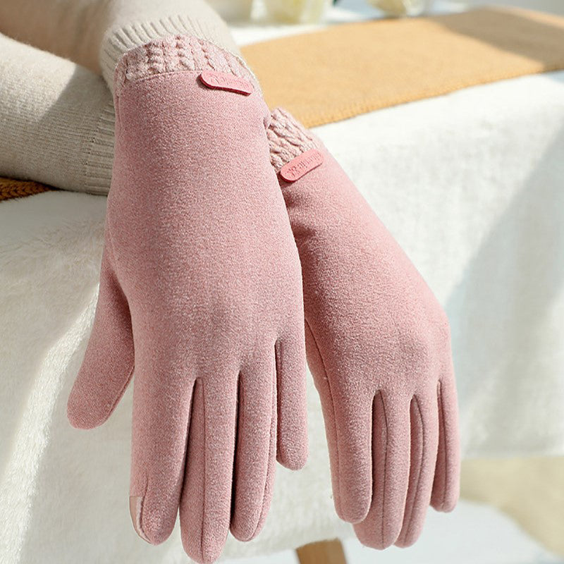 Aurélienne - Élégants gants d'hiver chauds avec une doublure douce.