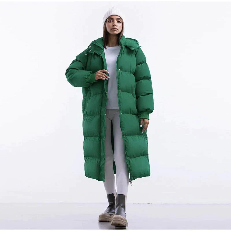 Alayah - Long Manteau d'Hiver Matelassé pour Femme