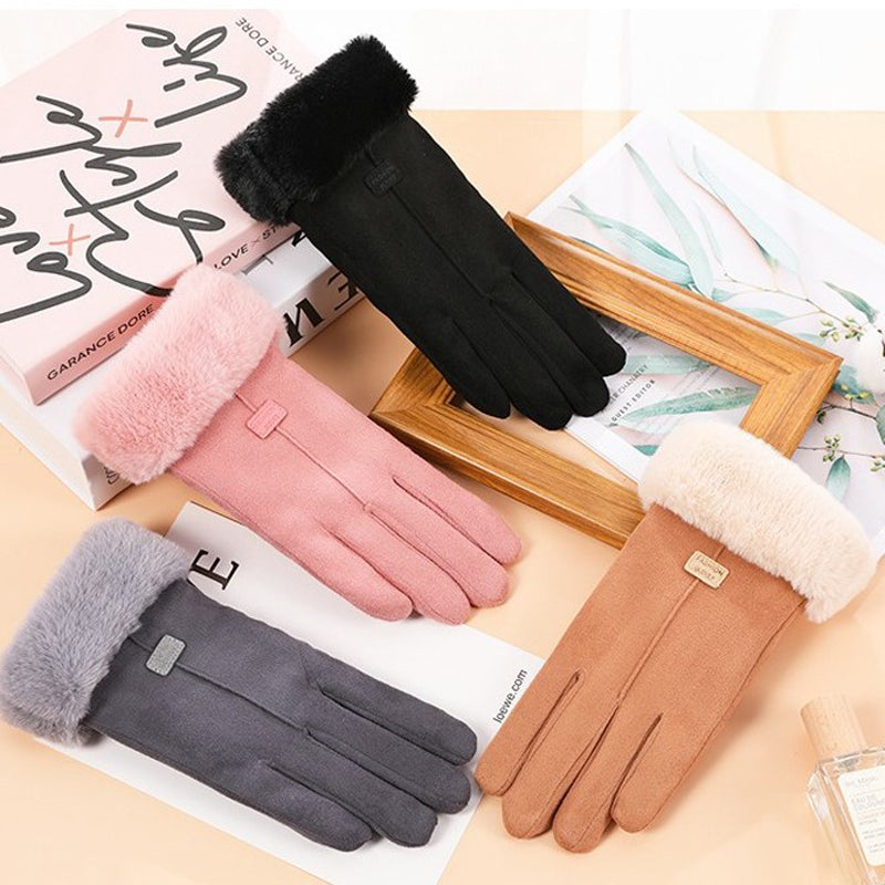 Églantie - Gants en Peluche Chaleureux