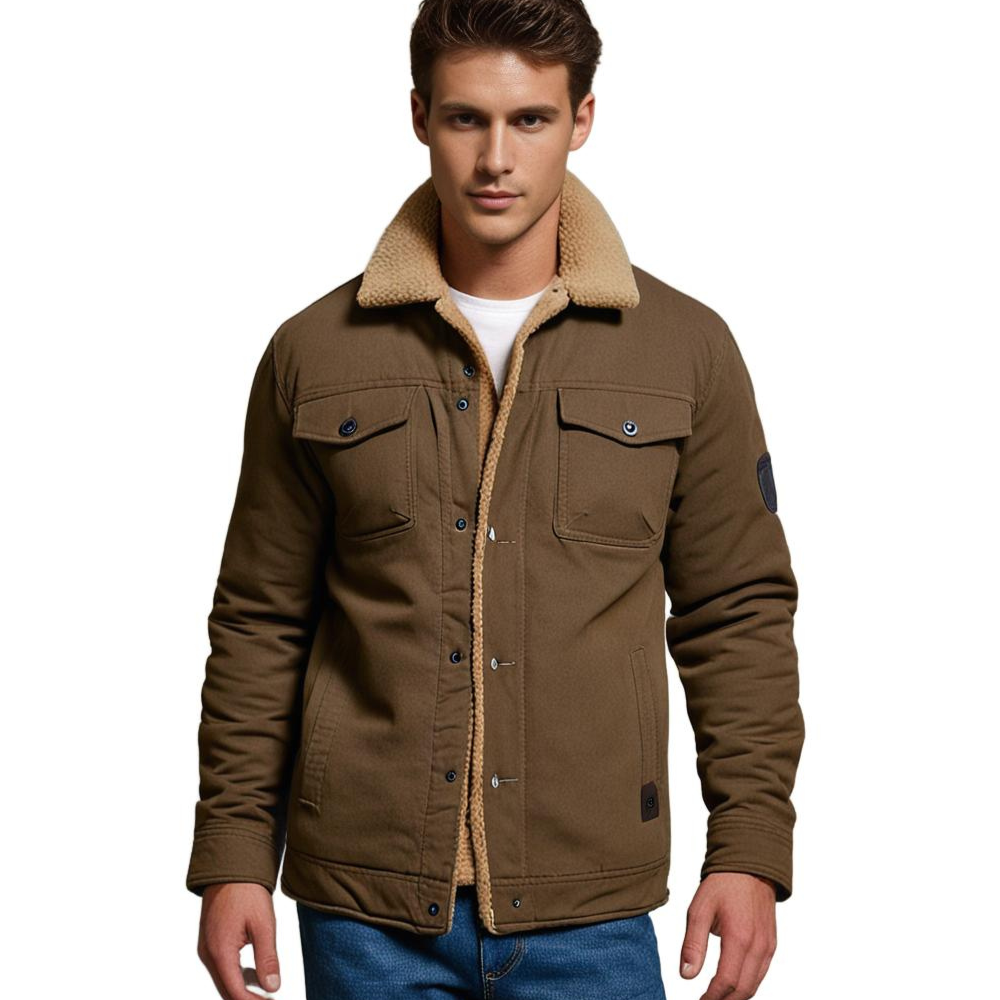 Maxwell - Veste pour Homme Doublée Sherpa