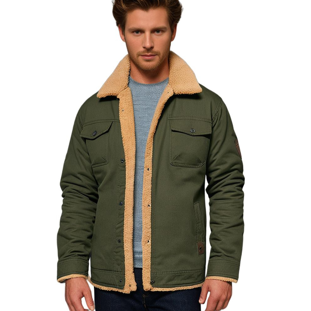 Maxwell - Veste pour Homme Doublée Sherpa