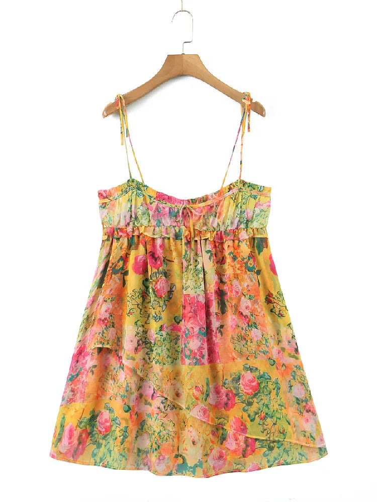 Mena - Robe mini à imprimé floral