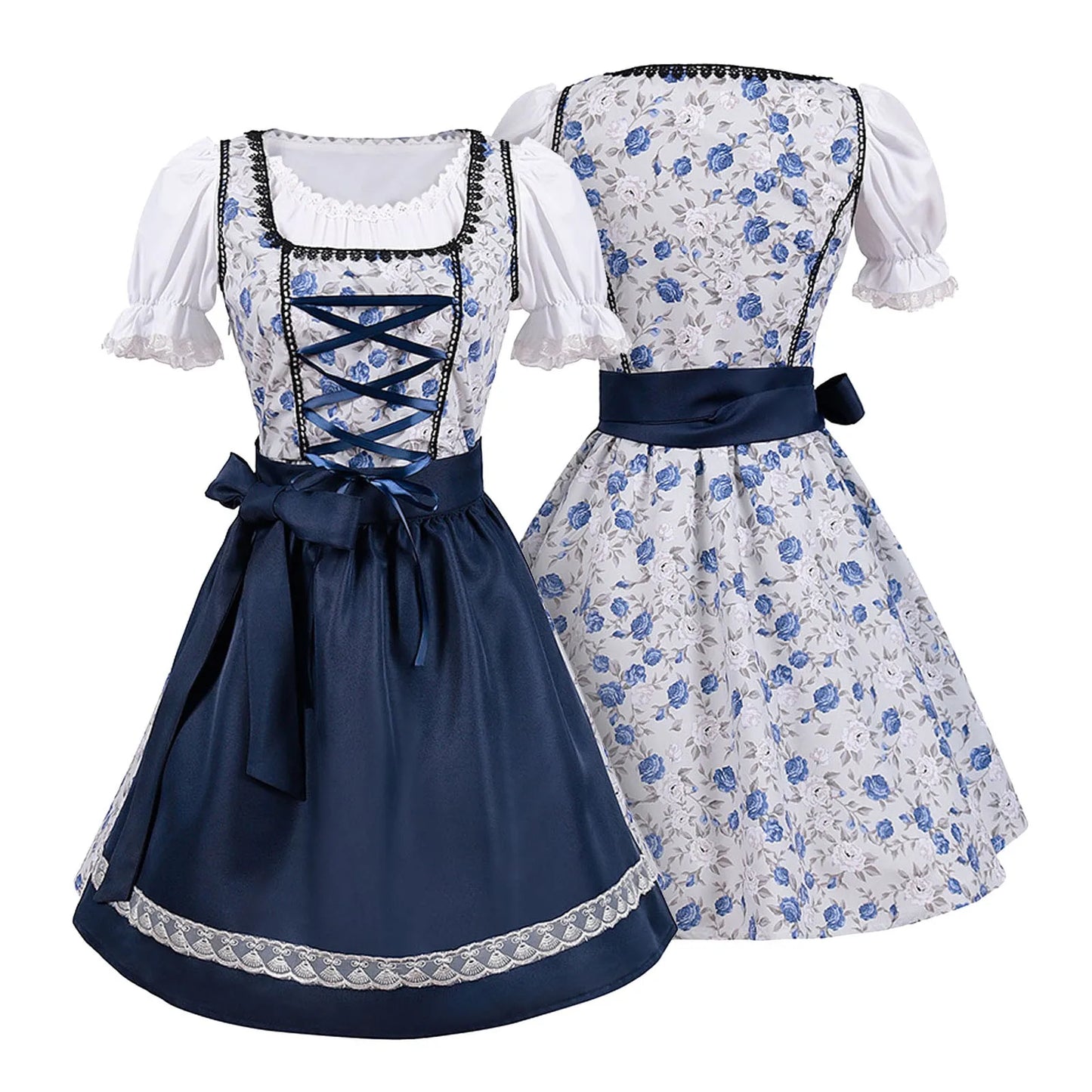 Christy - Robe en dentelle Oktoberfest pour tenue traditionnelle