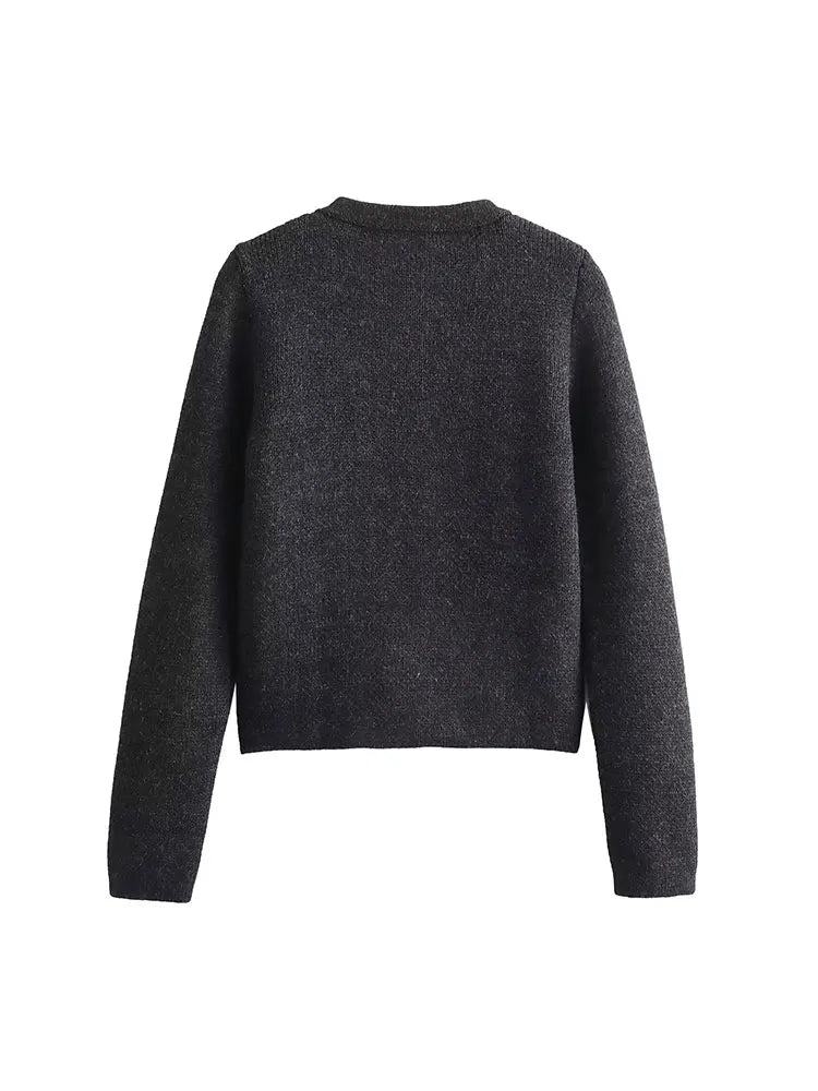 Laurence - Cardigan avec Boutons sur les Poches