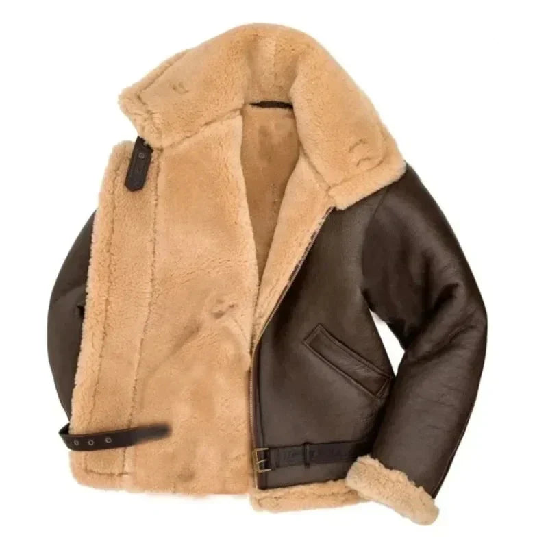 Prosper - Veste en Cuir de Pilote