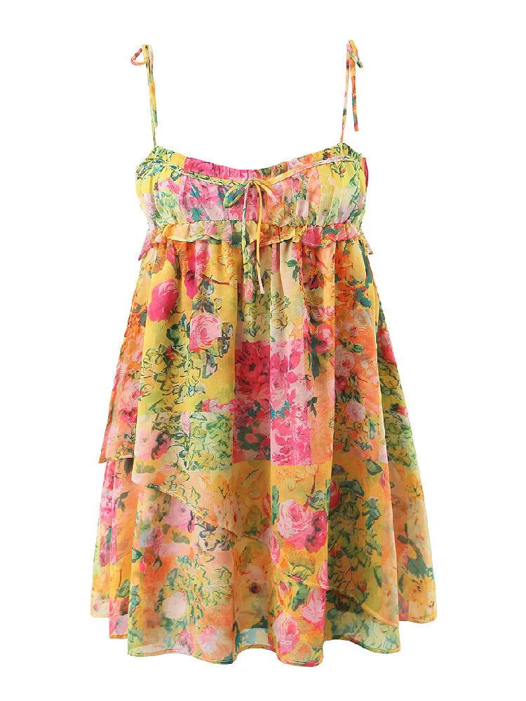 Mena - Robe mini à imprimé floral