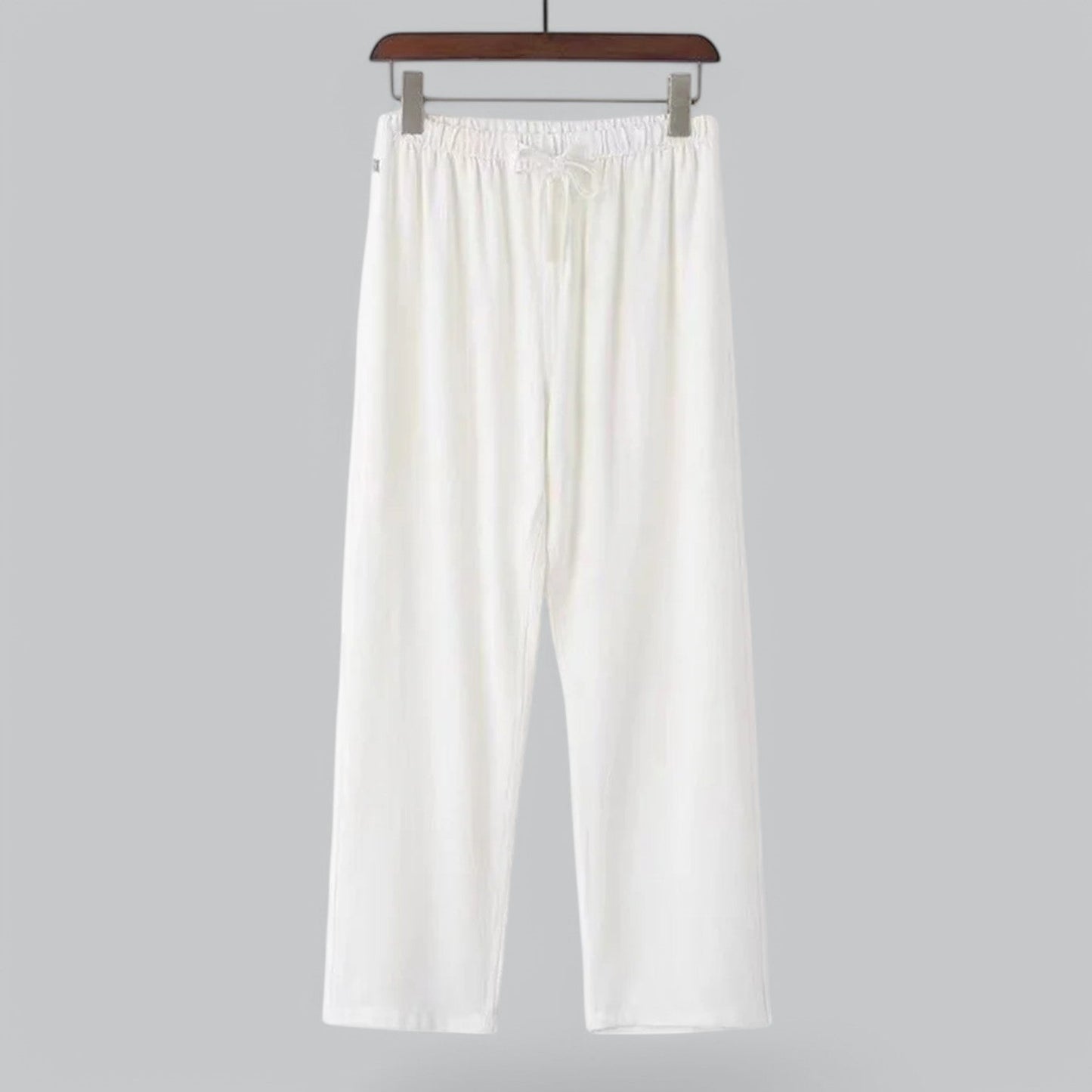Luc - Pantalon Homme Coupe Droite Casual Loungewear Mélange Coton Doux