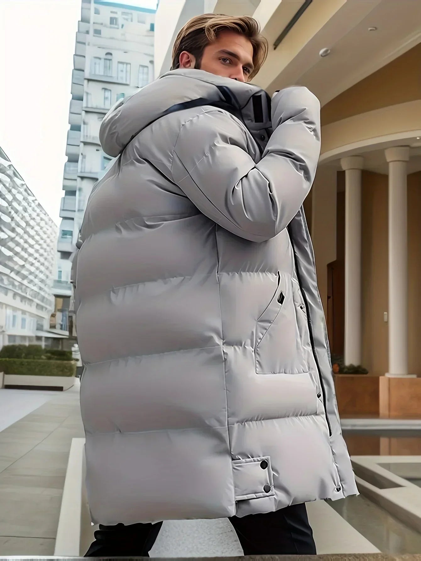 Melchior - Manteau d'Hiver Long pour Hommes