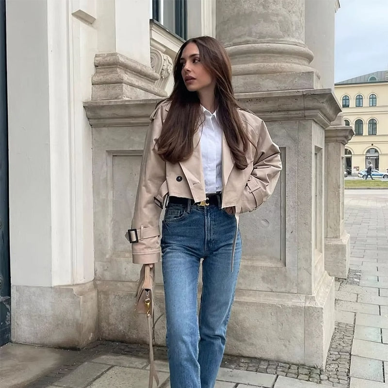 Monica – Veste trench courte