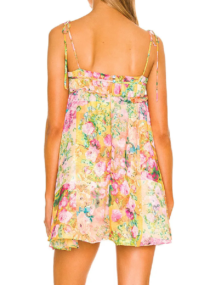 Mena - Robe mini à imprimé floral