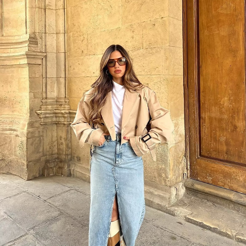 Monica – Veste trench courte