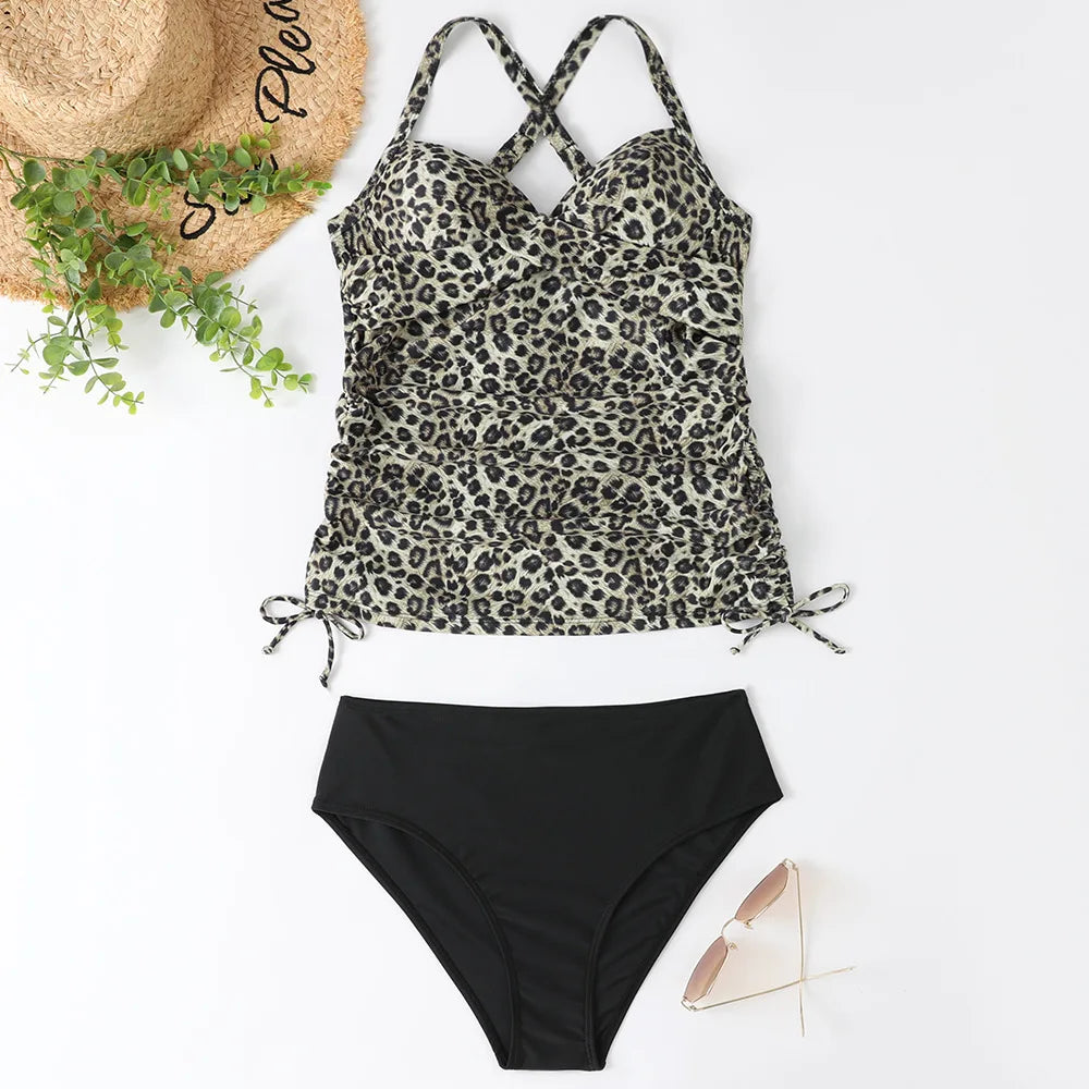Sophia - Maillot de bain à col halter froncé