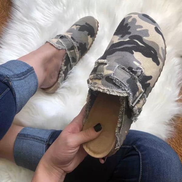 Léa - Chaussons en Toile