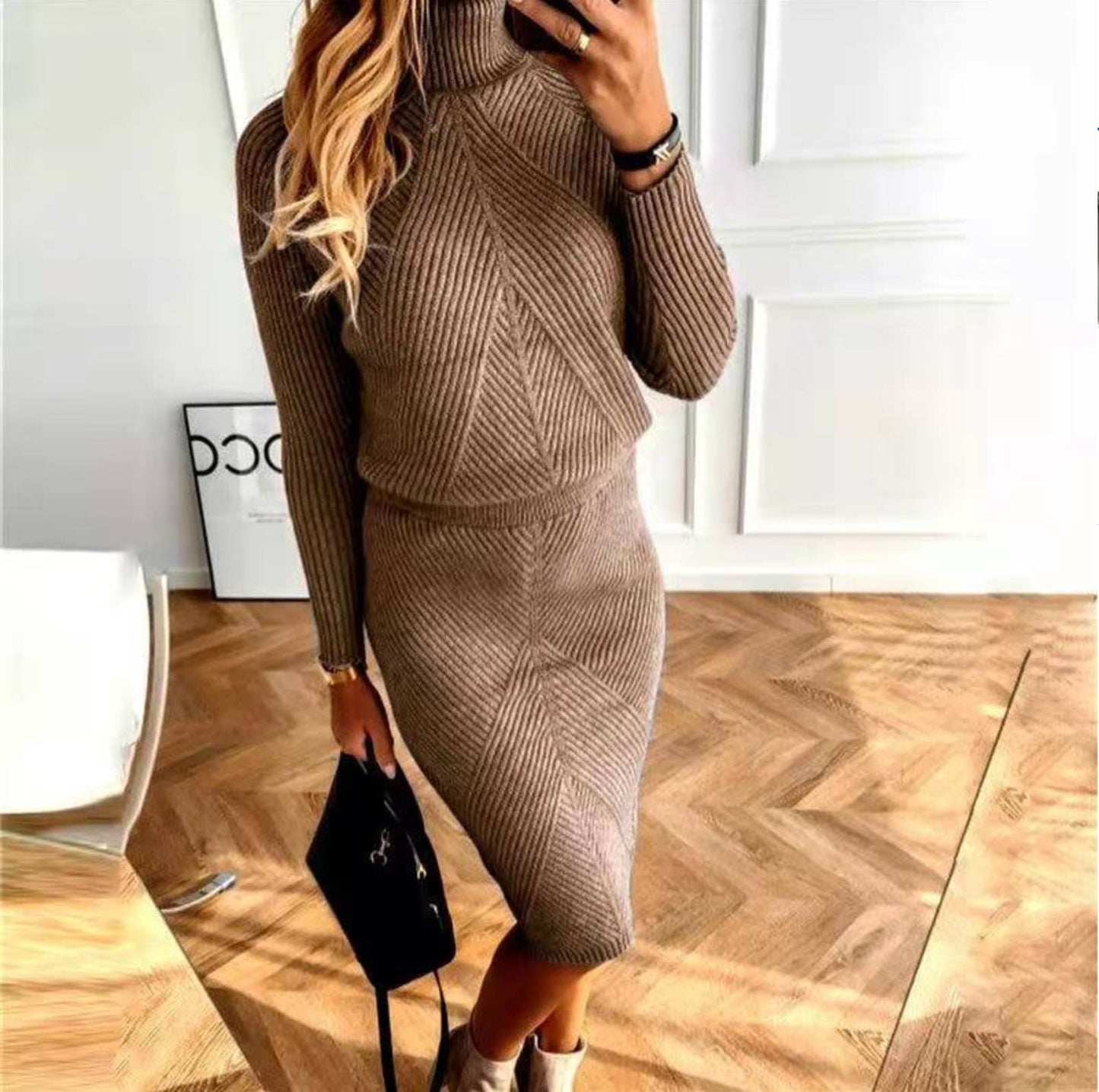 Aicha - Robe en Maille Douillette
