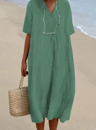 Élise - Robe en lin