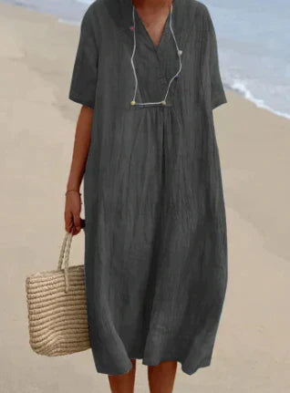 Élise - Robe en lin