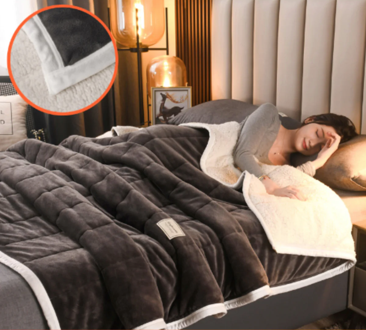 Daphné - La couverture triple épaisseur idéale pour l’automne et l’hiver !