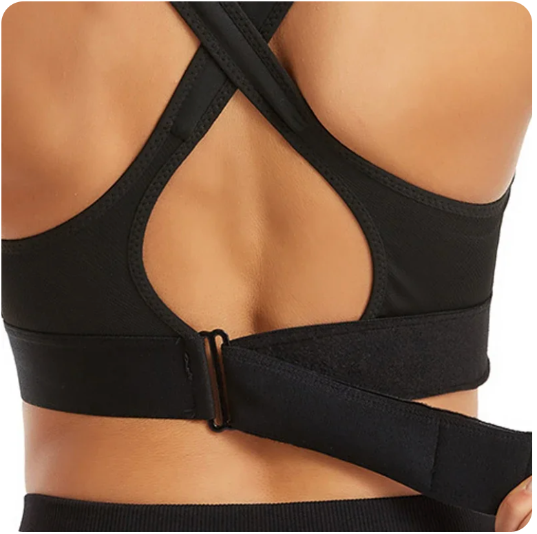 Amenda - Brassière de sport à fermeture éclair