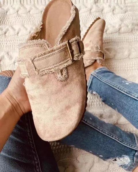 Léa - Chaussons en Toile