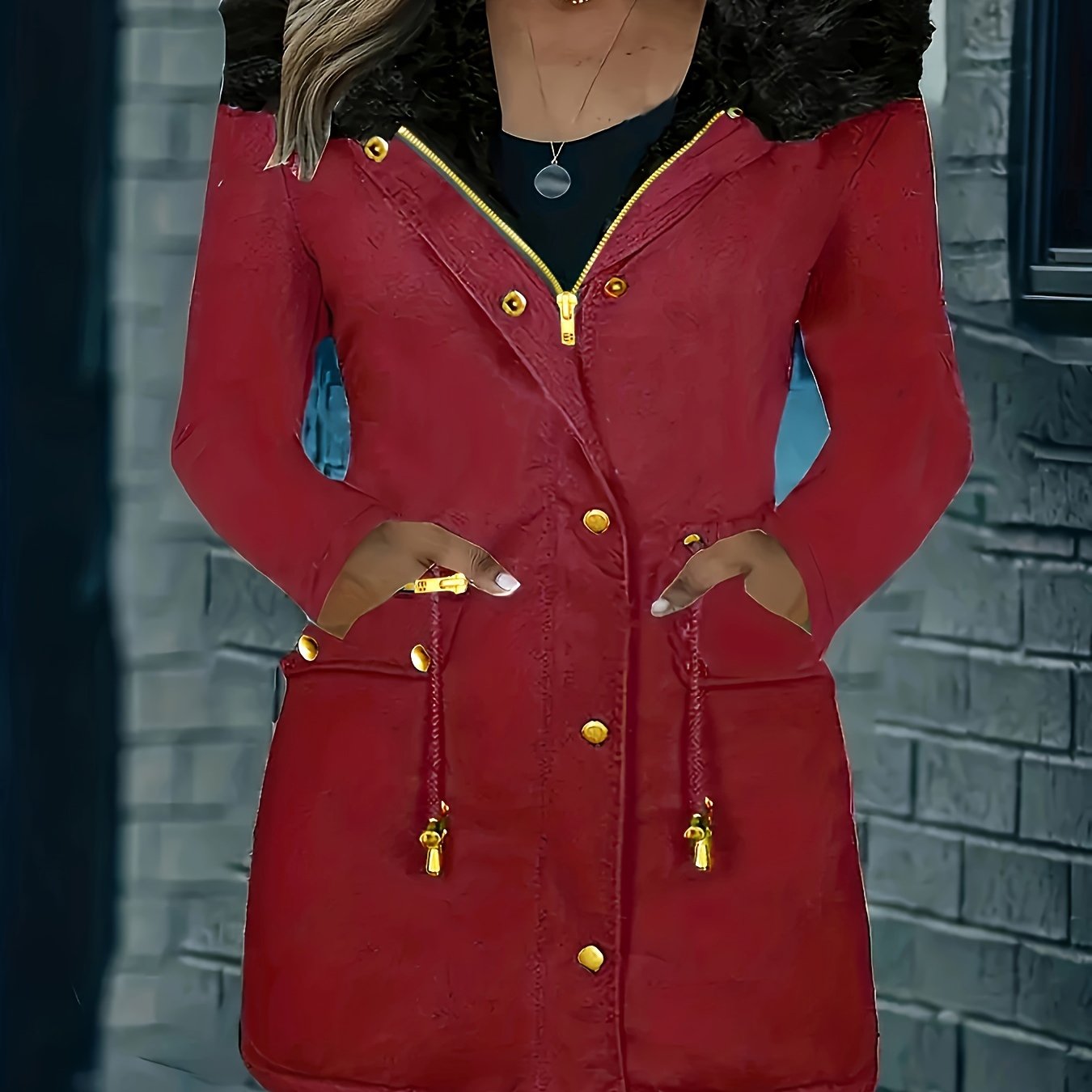 Evelyne - Manteau d'Hiver Stylé