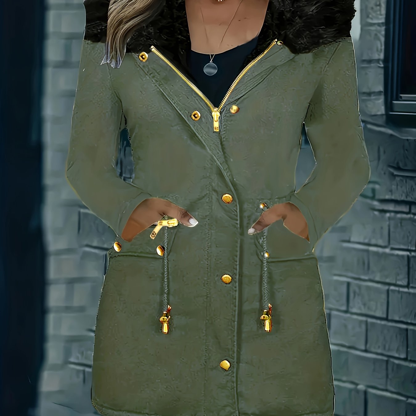 Evelyne - Manteau d'Hiver Stylé