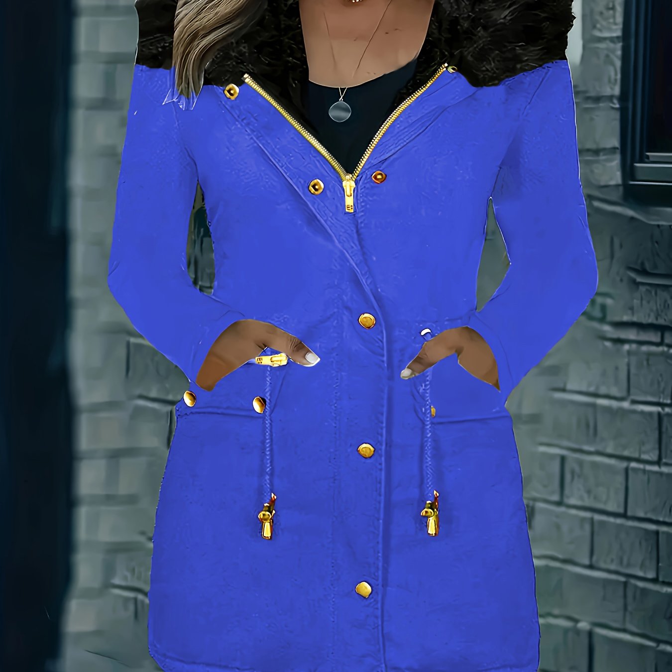 Evelyne - Manteau d'Hiver Stylé