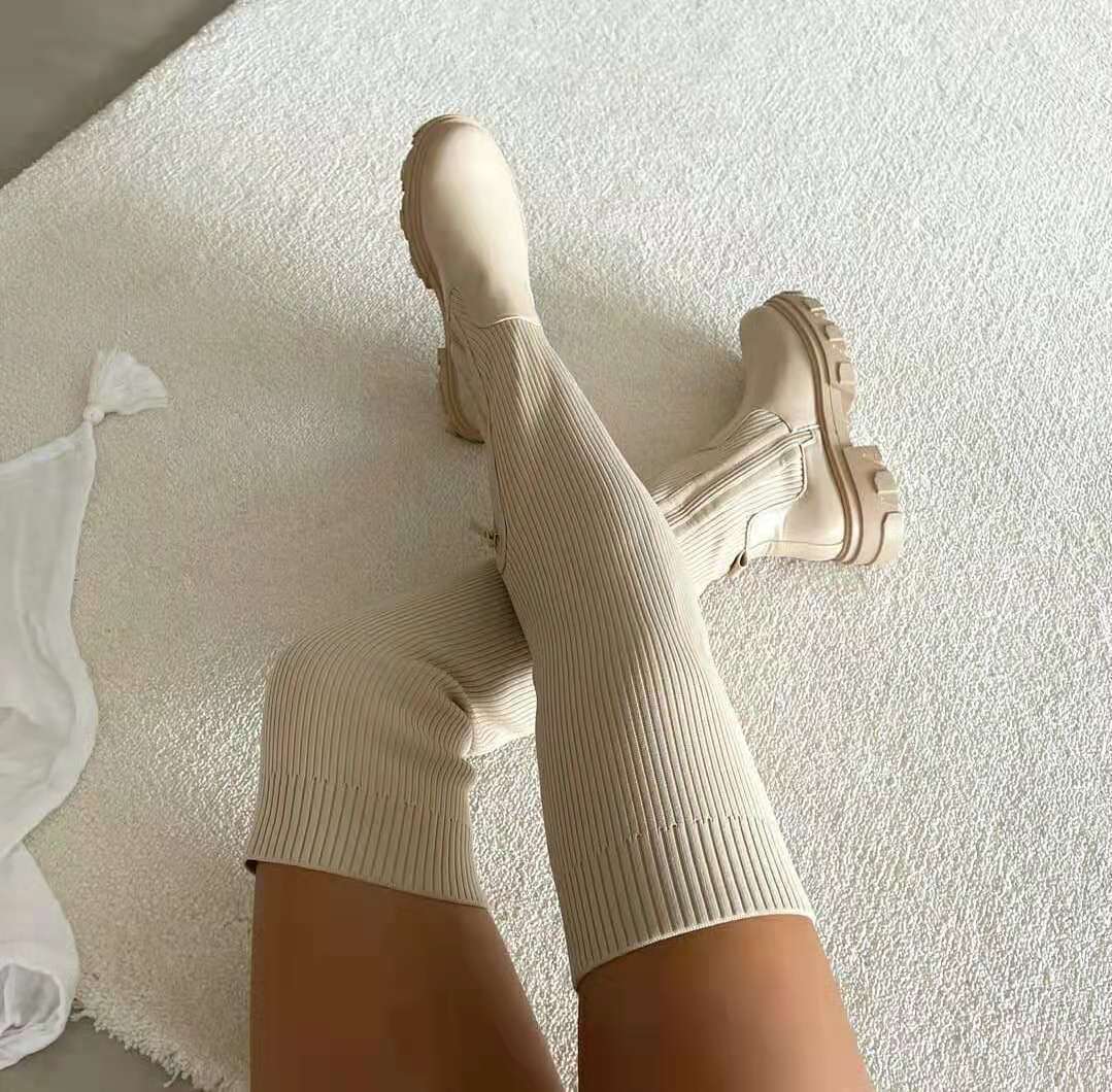 Priscille - Bottes Tendance à Cuissardes pour Femmes