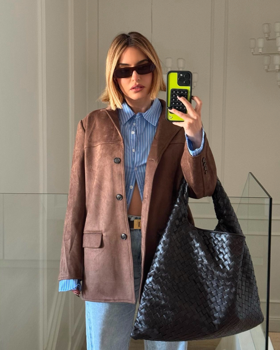 Zoe - Blazer oversized marron