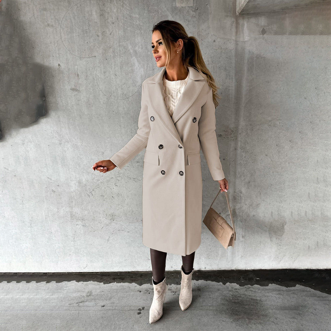 Clara - Manteau Double Boutonnage pour Femme