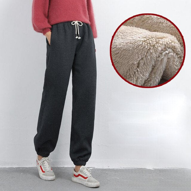 Amande - Pantalon de Sport d'Hiver avec Doublure Douce en Fleece
