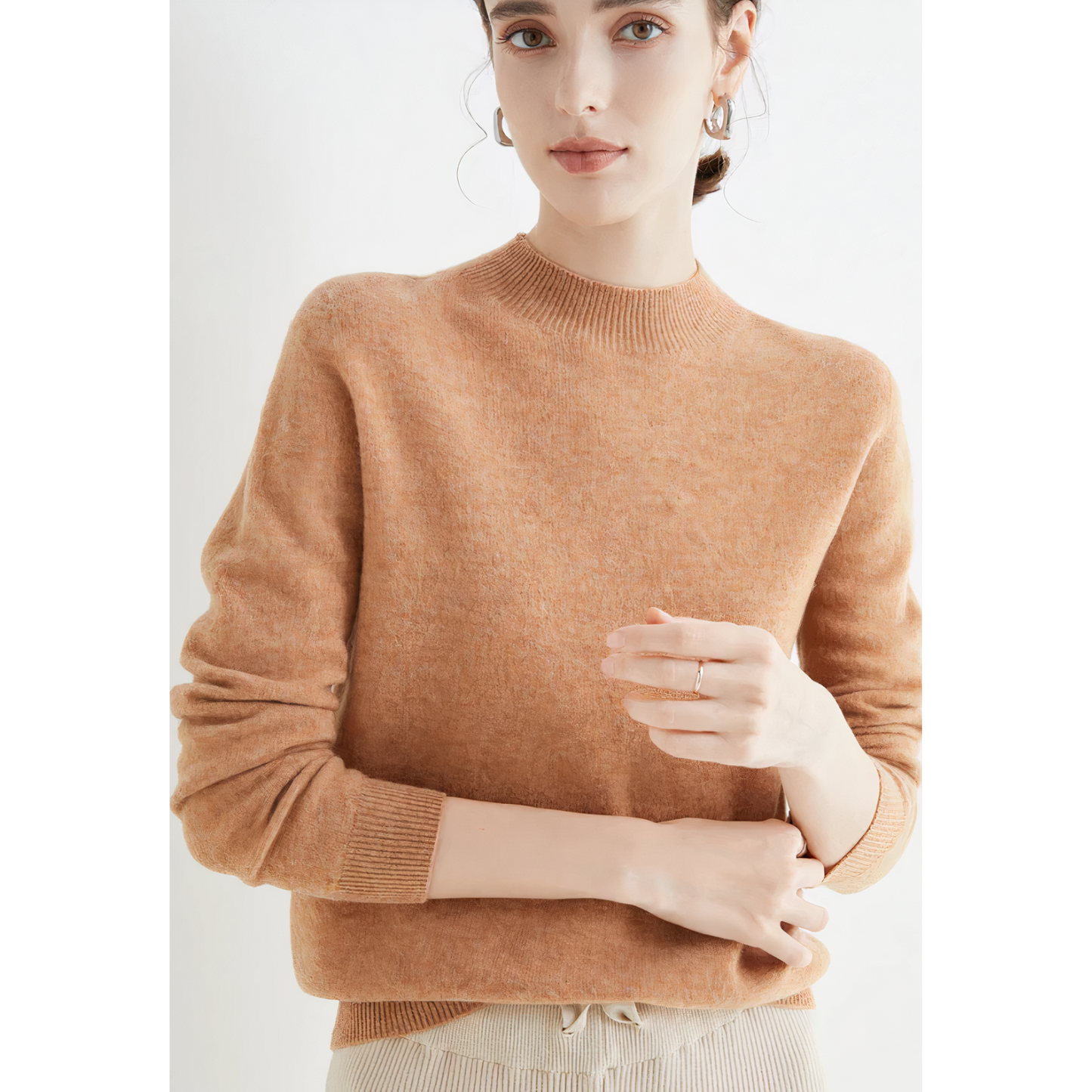 Maëlys - Pull col roulé classique