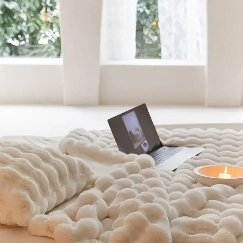 CosyFluff - La couverture polaire en peluche chaude et respirante incontournable