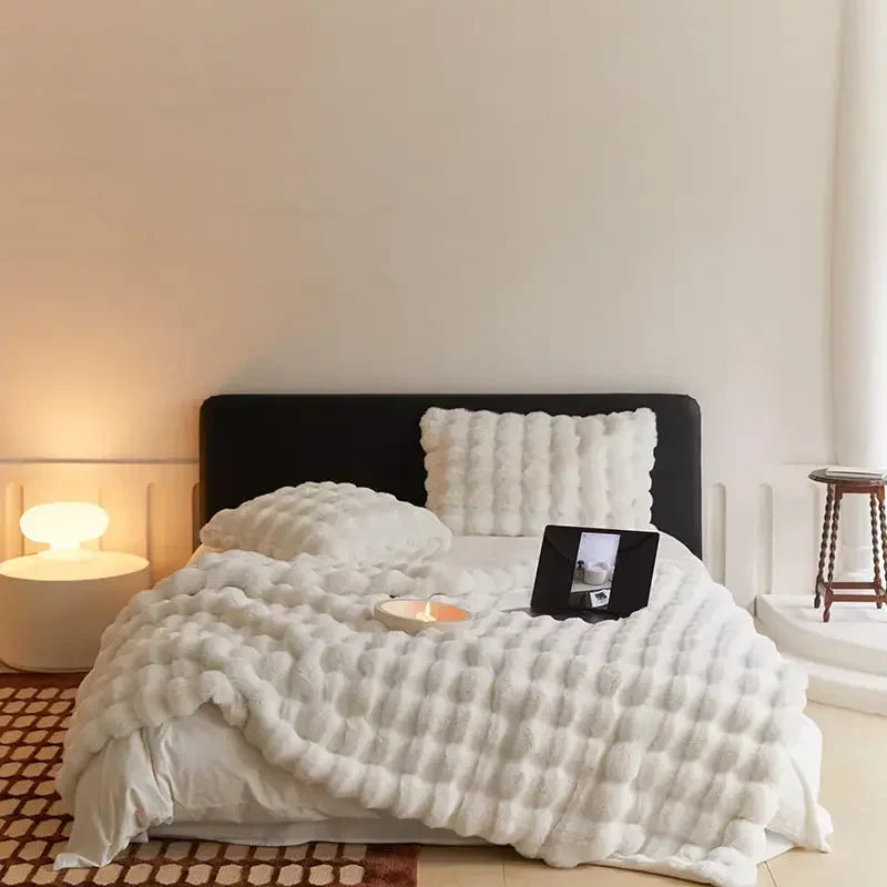 CosyFluff - La couverture polaire en peluche chaude et respirante incontournable