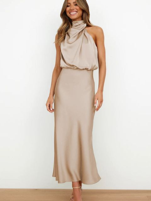 Chloé - Robe en satin élégante pour toutes les occasion