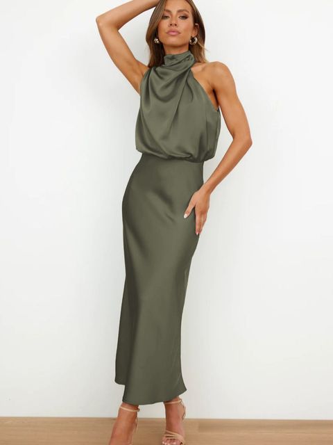 Chloé - Robe en satin élégante pour toutes les occasion