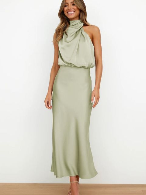 Chloé - Robe en satin élégante pour toutes les occasion