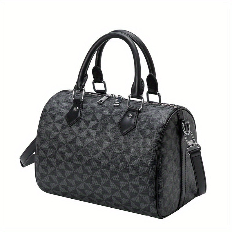 Leora - Sac à Bandoulière et Sac à Main Vintage Mode avec Motif Géométrique