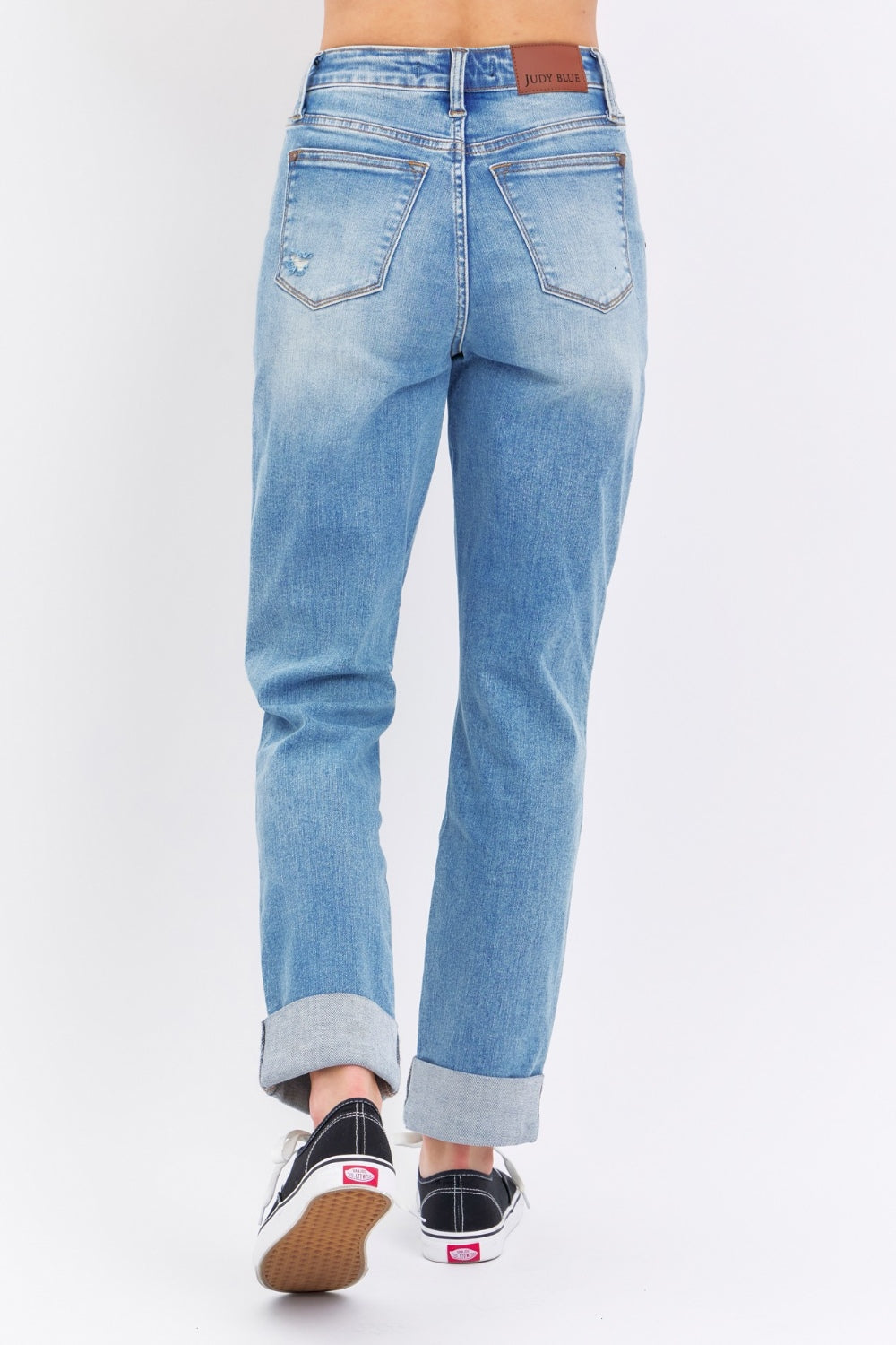 Stacy – Jeans Droits avec Poches à Patte