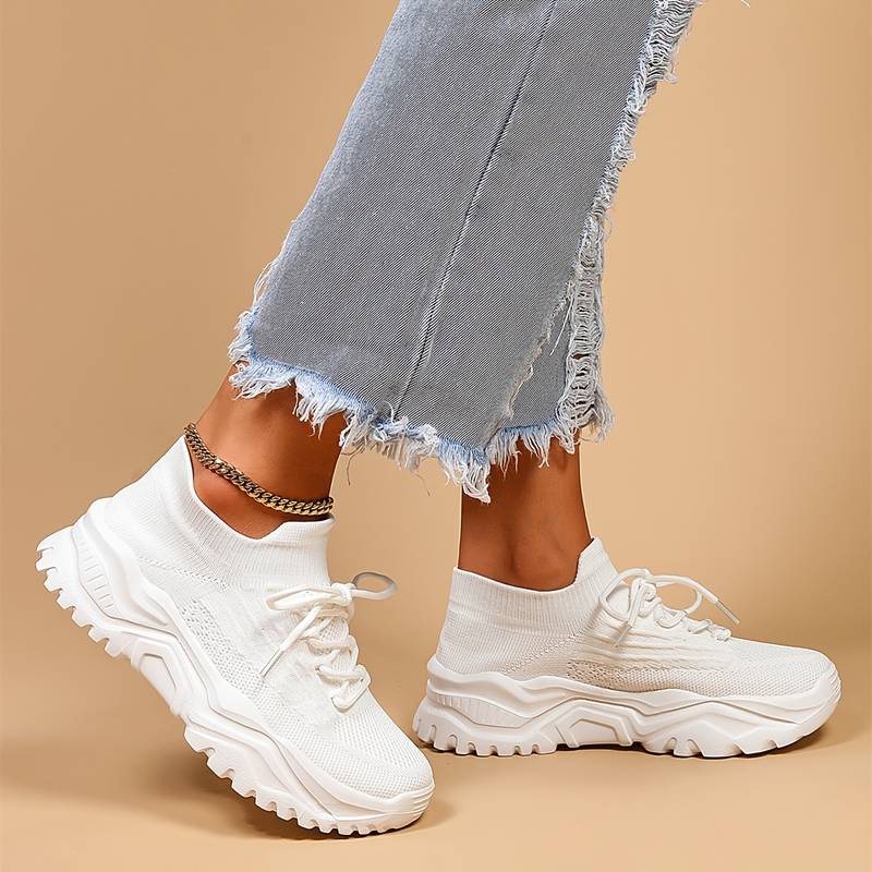 Amandine - Baskets slip-on tricotées