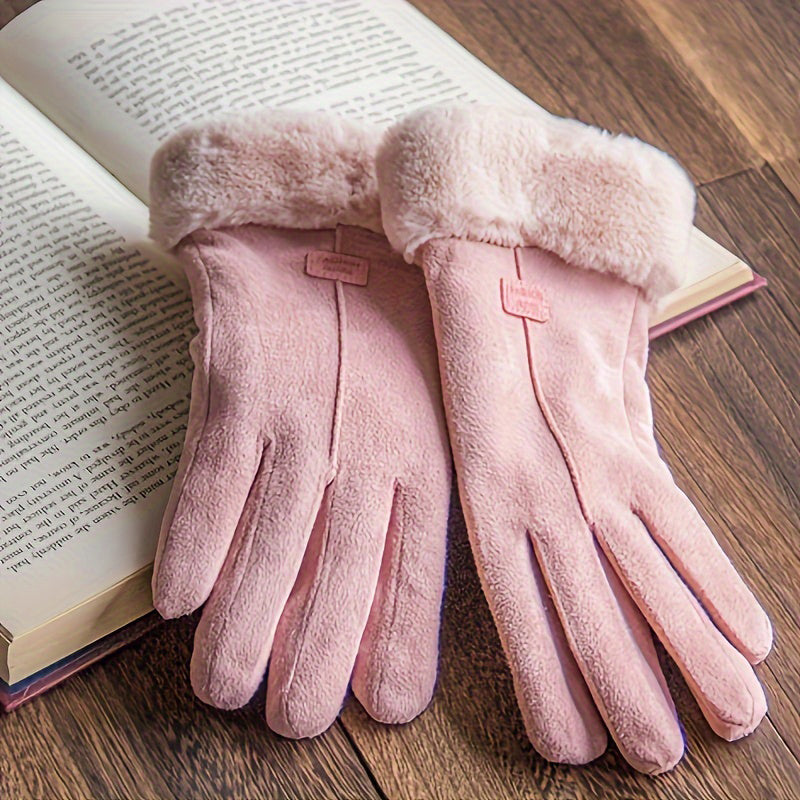 Églantie - Gants en Peluche Chaleureux